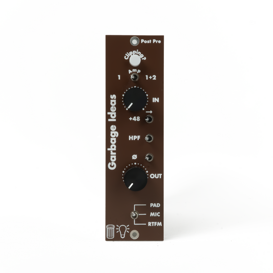 Garbage Ideas Post Pre Microphone Preamp and Line Level Clipper